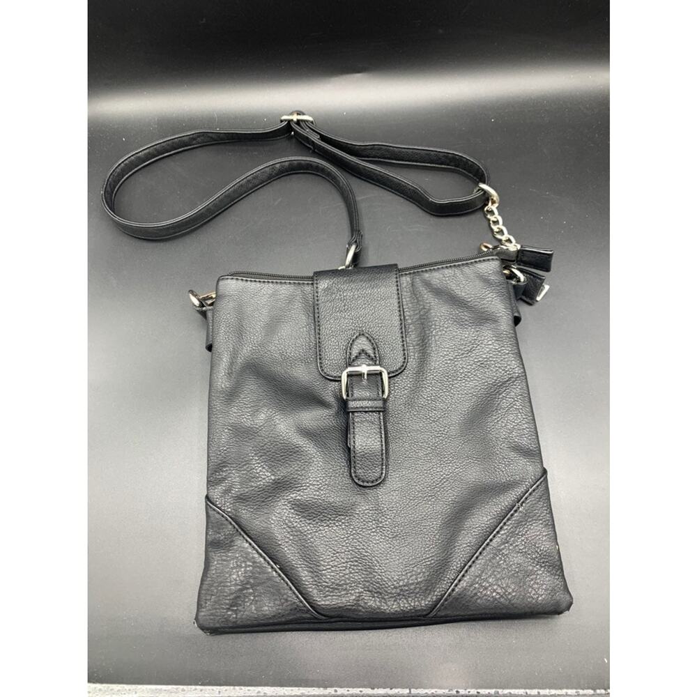 Black Rivet Black Crossbody Bag